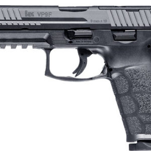 HK VP9A1 F OPTICS READY 9MM - 4.5" BBL 2-15RD MAGS BLACK