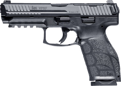 HK VP9A1 F OPTICS READY 9MM - 4.5" BBL 2-15RD MAGS BLACK