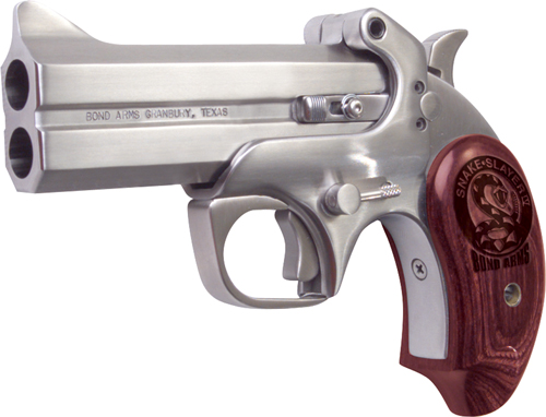BOND ARMS SNAKESLAYER IV 357 - 4.25" FS STAINLESS WOOD