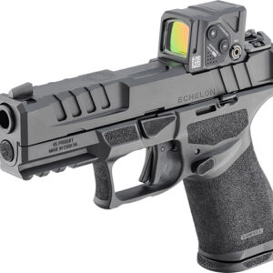 Springfield Armory Echelon 9mm 4-inch black striker-fired pistol with adjustable sights and magazines