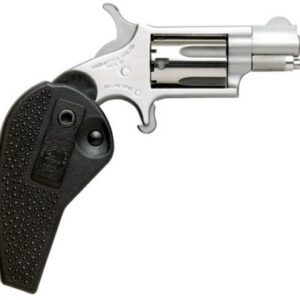 North American Arms Mini Revolver .22 LR with 1-1/8 inch stainless barrel and holster grip combo