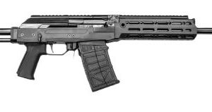 JTS M12AK-LWH semi-automatic 12 gauge shotgun with 18.7-inch barrel and two 5-round magazines, black finish