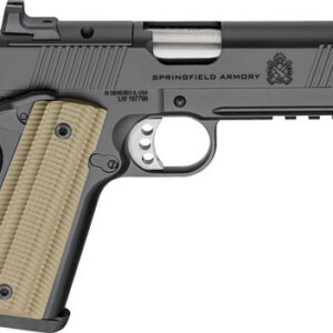 Springfield Armory 1911 Operator AOS 9mm pistol in black with optic-ready slide and tritium night sights
