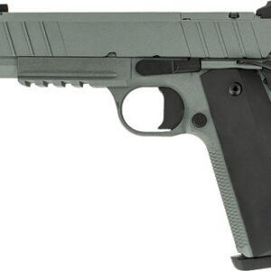TISAS 1911 Carry B45BA semi-automatic pistol in .45 ACP with 4.25-inch bull barrel and grey finish, right side profile