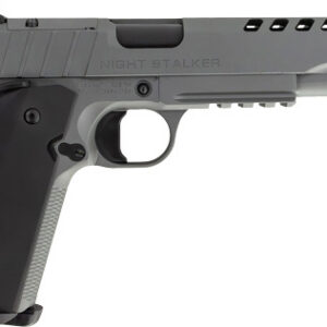 TISAS 1911 SF9 Night Stalker 9mm semi-automatic pistol with 5-inch threaded barrel and gray finish