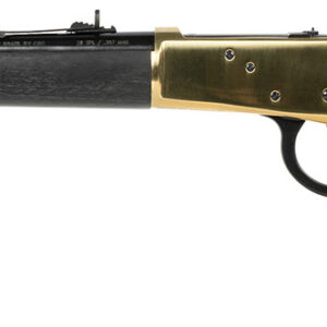 Heritage Manufacturing R92 .45 Colt Lever Action Rifle – 18" Barrel, Gold/Wood, 8+1