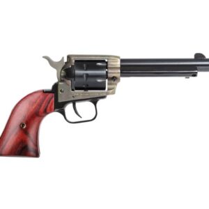 Heritage Manufacturing Rough Rider .22 LR single action revolver with color case hardened frame and 4.75-inch black barrel