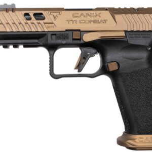 CANIK TTI COMBAT 9MM 4.6" BBL - OR FS 2-18RD MAGS BLACK