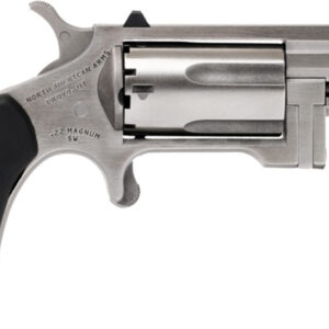 North American Arms Sentinel .22 WMR matte stainless mini revolver with XS White Dot sights and 1.42-inch barrel