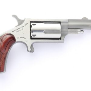 North American Arms Mini Revolver .22 Magnum 1-5/8 inch barrel with Eagle Grip, right-side profile view