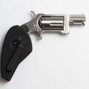 North American Arms Sidewinder .22 Magnum single-action mini revolver with 1-1/8 inch barrel and holster grip