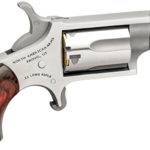 North American Arms Mini Revolver .22 LR ported stainless steel 1-1/8 inch barrel NAA-22LR-P