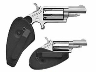 North American Arms Mini Revolver .22 Magnum with .22 LR conversion cylinder and holster grip combo, stainless finish