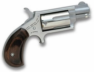 North American Arms NAA-22MS-RNG Mini Revolver .22 Magnum 1-1/8 inch stainless steel with belt ring