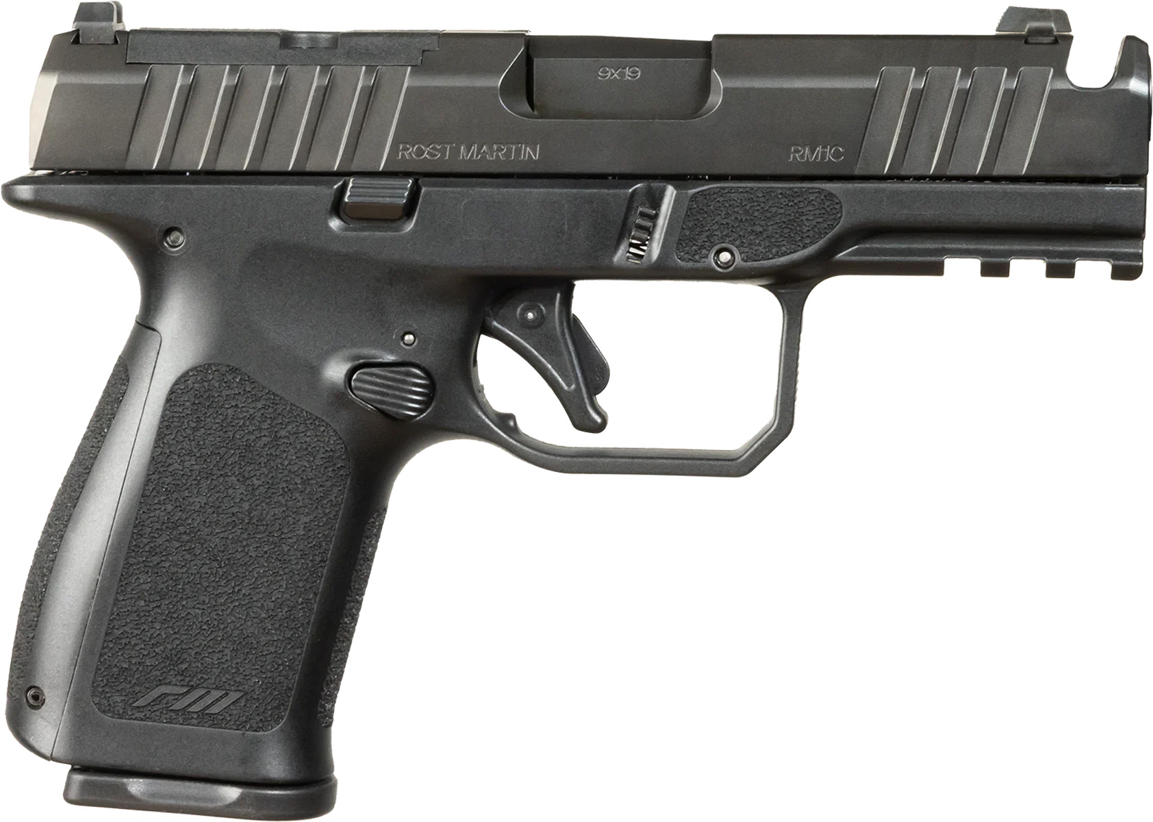 Rost Martin RM1C 9mm Striker-Fired Pistol 17+1 4" Optic-Ready Compensated Black