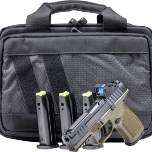Rost Martin RM1C 9mm Semi-Auto Pistol – Black/OD Green, 4" Barrel, 10+1 Capacity Bundle