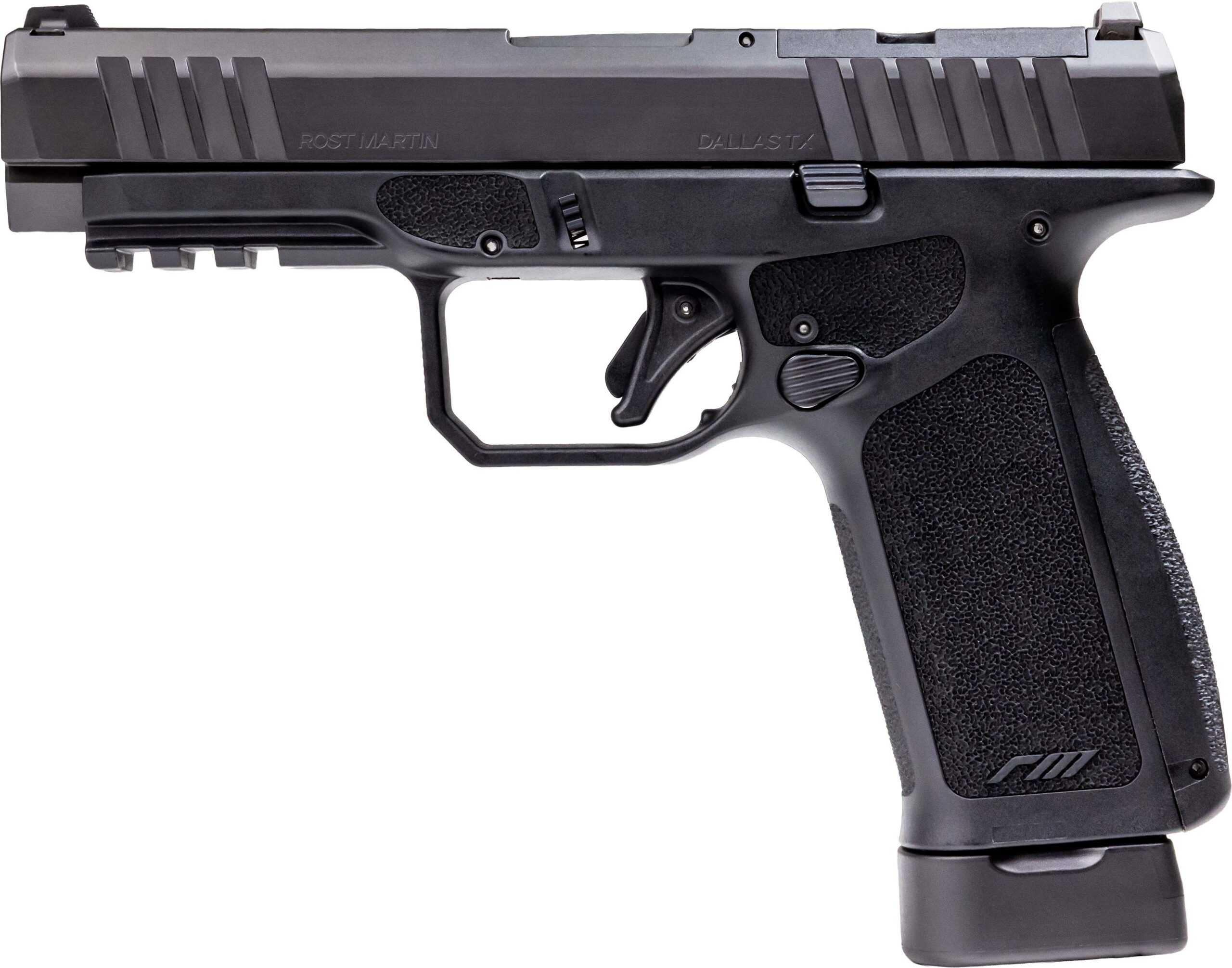 Rost Martin RM1F 9mm Semi-Auto Pistol – 15+1 Capacity, 4.5" Barrel, Black with Optics-Ready Slide