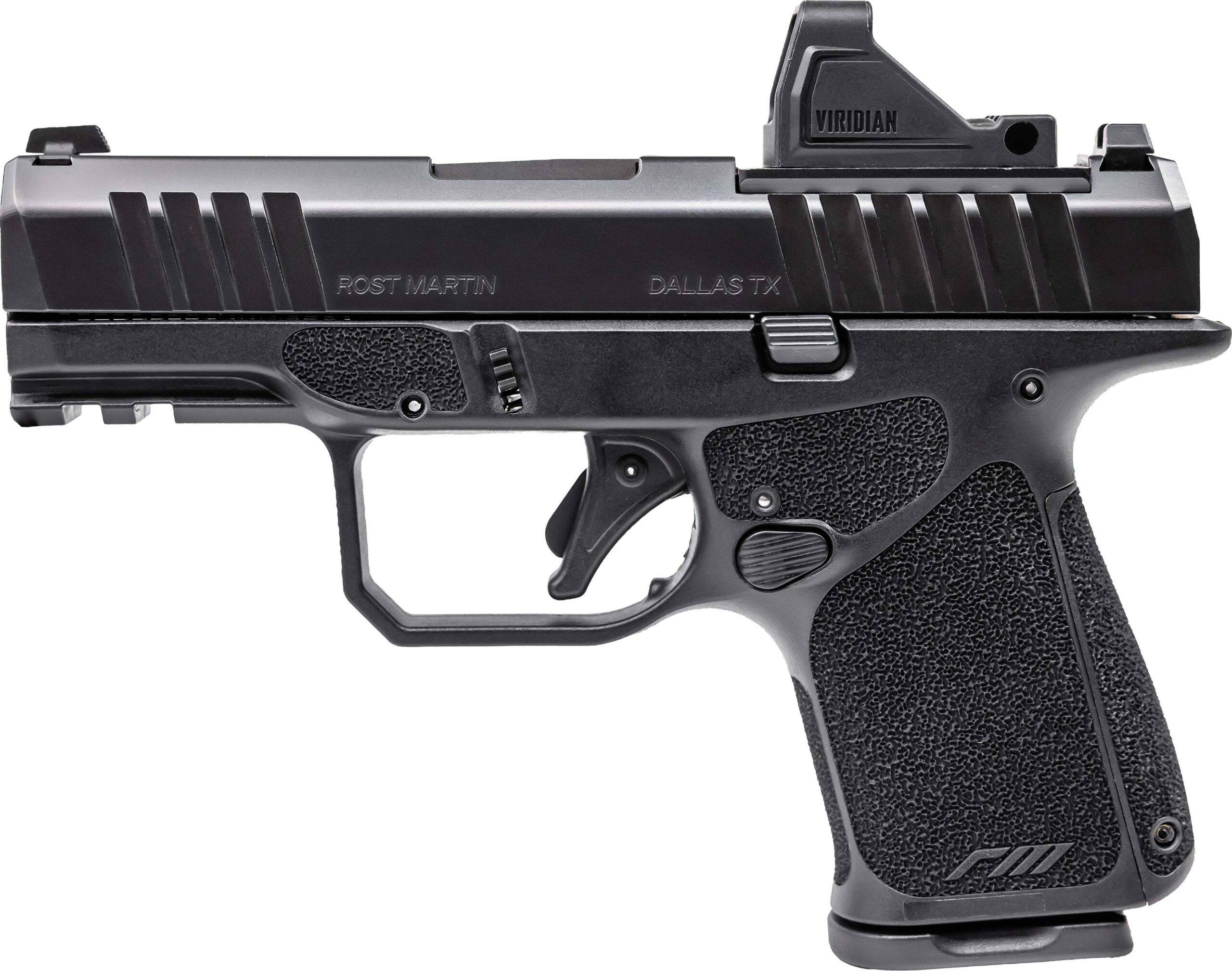 Rost Martin RM1S 9mm Striker-Fired Pistol 10+1 Black 3.6" CA Compliant Bundle