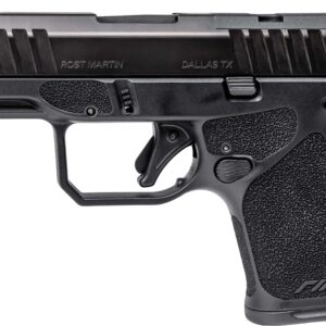 Rost Martin RM1S 9mm Compact Semi-Auto Pistol, 10+1, 3.6" Compensated Barrel, Black