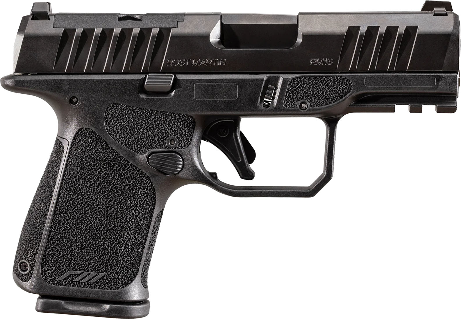 Rost Martin RM1S 9mm Semi-Auto Pistol – 10+1 Black with Optics-Ready Slide, 3.6" Barrel