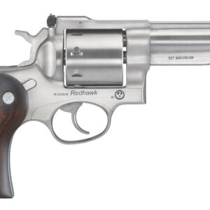 Ruger Redhawk .357 Magnum 4.2-inch stainless 8-shot double-action revolver with adjustable rear sight