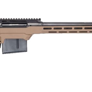 Savage Arms 110 Precision bolt-action rifle in .338 Lapua Magnum with 24-inch threaded matte black barrel