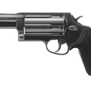 Taurus Judge Magnum revolver in matte black with 3-inch barrel chambered in .410 Bore and .45 Colt