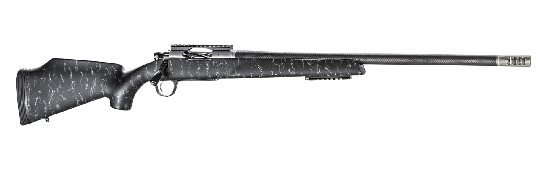 Christensen Arms Traverse 6.5 Creedmoor bolt-action rifle in black and gray with 24-inch barrel