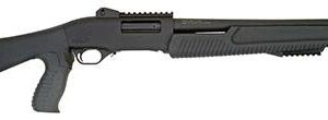 TriStar Arms Cobra III Force pump-action 12 gauge shotgun with 18.5 inch barrel and ghost ring sights in matte black finish