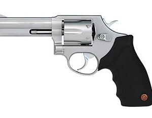 Taurus Model 65 .357 Magnum stainless revolver with 4-inch barrel and fixed sights, right-side profile view