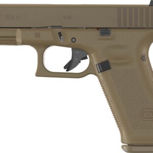 GLOCK 19X V NIGHT SIGHTS - 19-SHOT FDE