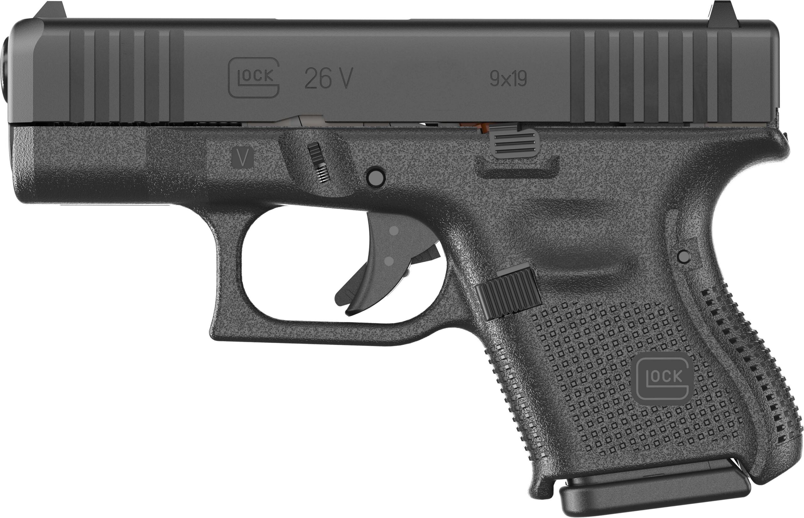 Glock G26 Gen 5 9mm Subcompact Pistol 10+1 3.43" Fixed Sights