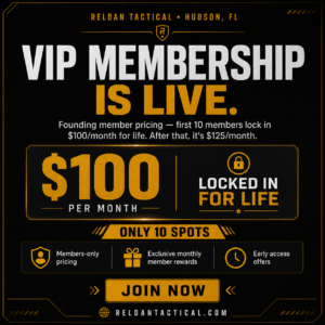 Reldan Tactical VIP Membership