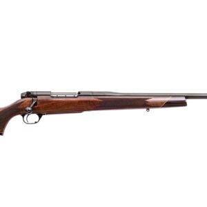 Weatherby Mark V Deluxe bolt-action rifle in .338-378 Weatherby Magnum with 26-inch barrel and walnut stock