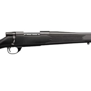 Weatherby Vanguard S2 Compact bolt-action rifle in .308 Winchester with blued barrel and black synthetic youth stock