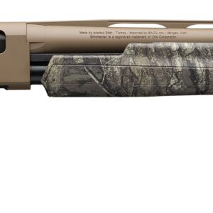 Winchester SXP Hybrid Hunter 12 gauge pump-action shotgun with 28-inch barrel in Timber camouflage finish