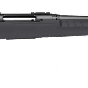 Savage Arms Axis II .243 Winchester bolt-action rifle with 22-inch blued barrel and gray synthetic stock