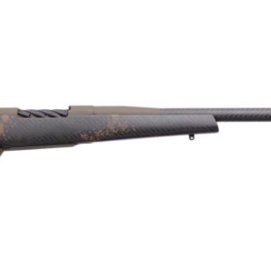 Weatherby Mark V BC Carbon bolt-action rifle in 6.5 Weatherby RPM with 24-inch carbon barrel, right-side view
