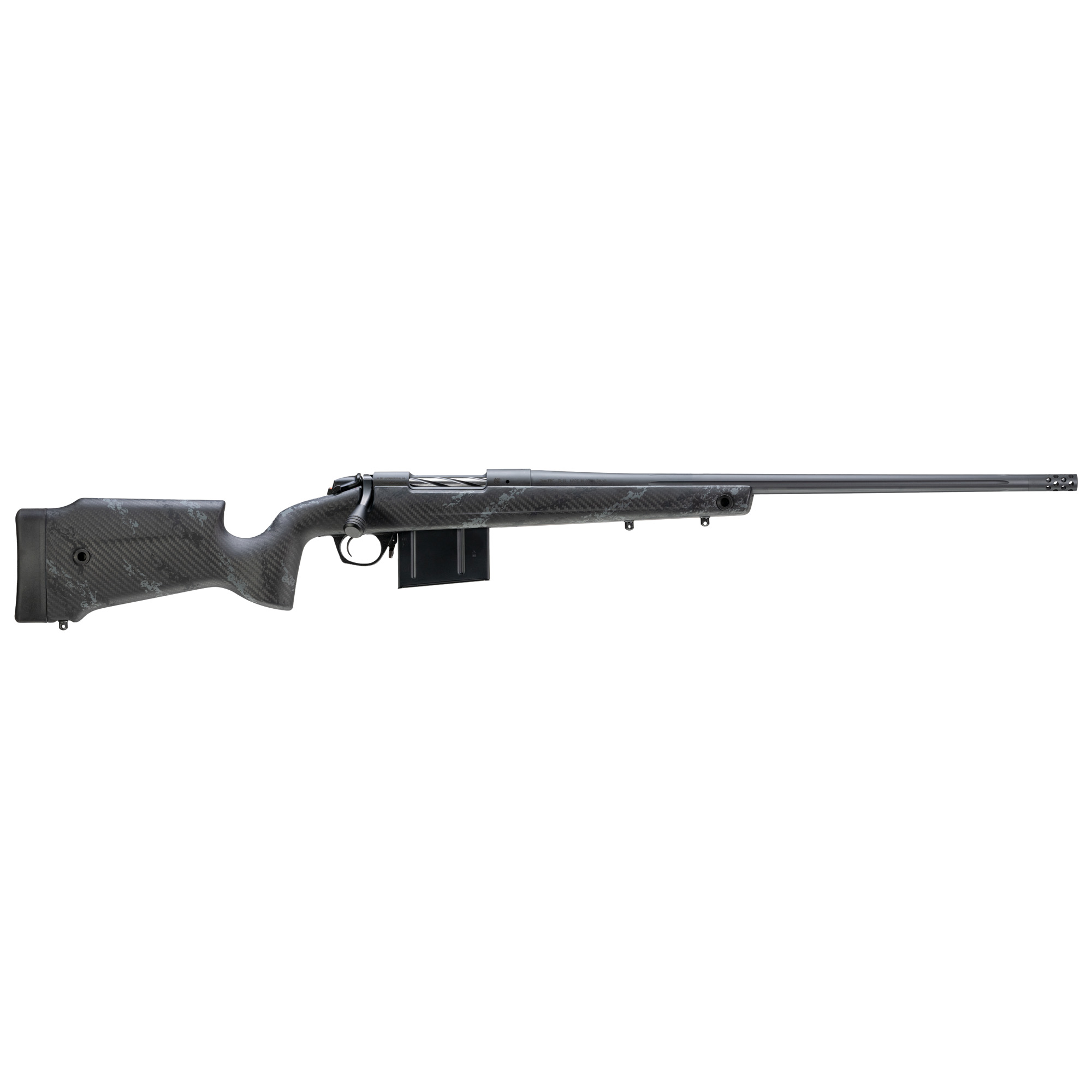 Bergara Premier Crest .22-250 Remington 20-inch bolt action rifle with Sniper Gray Omni stock