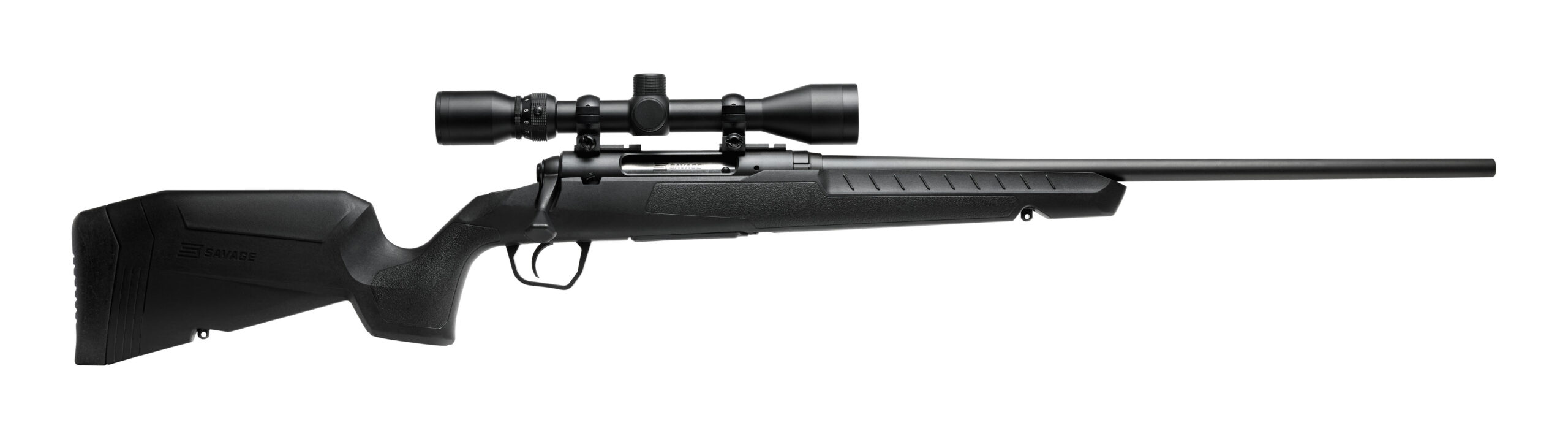 Savage Arms Axis XP Compact Gen II .350 Legend bolt-action youth rifle with 18-inch barrel in black synthetic stock