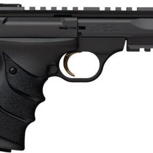 Browning Buck Mark Black Label .22 LR semi-automatic pistol with black finish and serrated slide