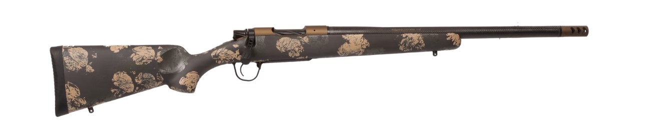 Christensen Arms Ridgeline FFT bolt-action rifle in .22-250 Remington with 20-inch barrel and bronze finish