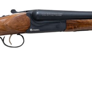 Legacy Sports International Citadel Coach 20 gauge side-by-side shotgun with 18.5-inch barrel, black finish and wood stock