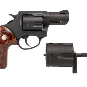 Charter Arms Mag Pug Combo .357 Magnum 9mm black revolver with 2.2-inch barrel and 5-round cylinder