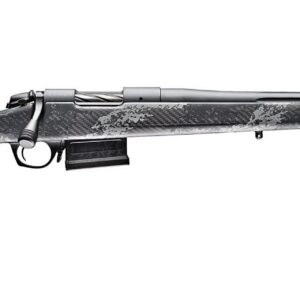 Bergara Crest bolt action rifle in 6.5 Creedmoor with 20-inch Sniper Gray Cerakote barrel and AICS magazine
