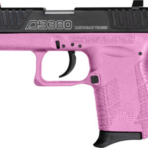Diamondback Firearms DB380 Gen 4 .380 ACP Semi-Auto Pistol – Pink, 6+1 Capacity