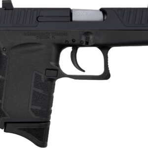 Diamondback Firearms DB9 G4 9mm DAO semi-auto pistol in black with serrated slide and fixed 3-dot sights