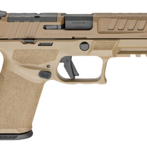 Springfield Armory Echelon 9mm pistol in Flat Dark Earth finish with 4-inch barrel and optic-ready serrated slide