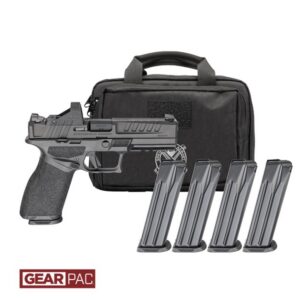 Springfield Armory Echelon 9mm black striker-fired pistol with optic-ready slide and 3-dot night sights, right-side view