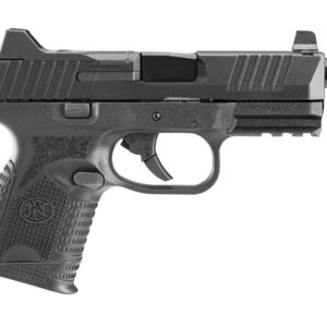 FN 509C Tactical 9mm semi-auto pistol in black with threaded barrel, optic-cut slide, and suppressor-height night sights